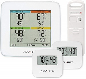 AcuRite 01096M Temperature and Humidity Thermostat Station