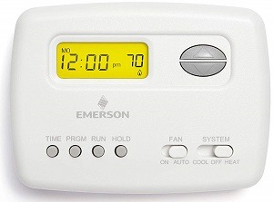 Emerson 1F78-151 Single-Stage Programmable Digital Thermostat
