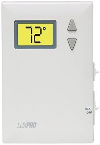 LuxPro Digital 2 Wire Heat Only Thermostat - PSD010B